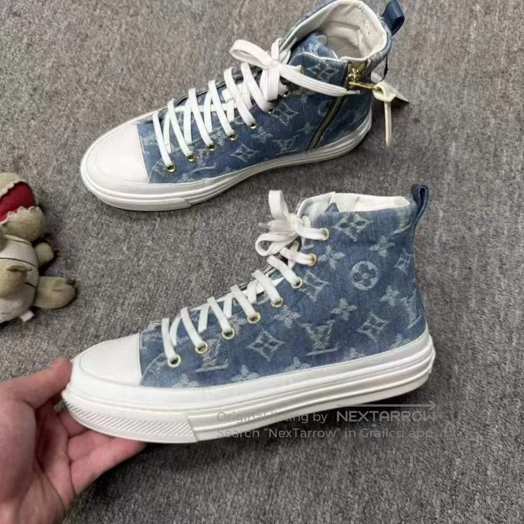 Louis Vuitton Louis Vuitton Monogram Denim Sneakers. Size US 6 / EU 39 - 2 Thumbnail