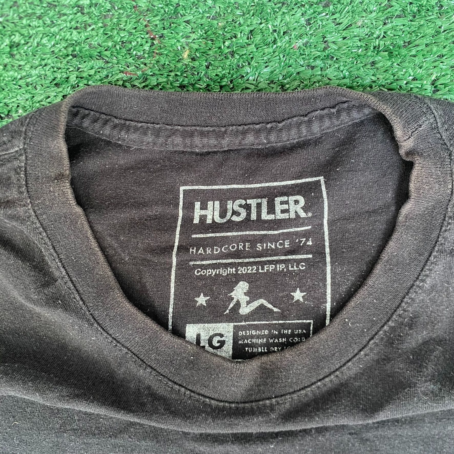 Playboy Vintage Y2K Hustler Magazine Shirt Pin Up Model Playboy Tee Size US L / EU 52-54 / 3 - 7 Thumbnail