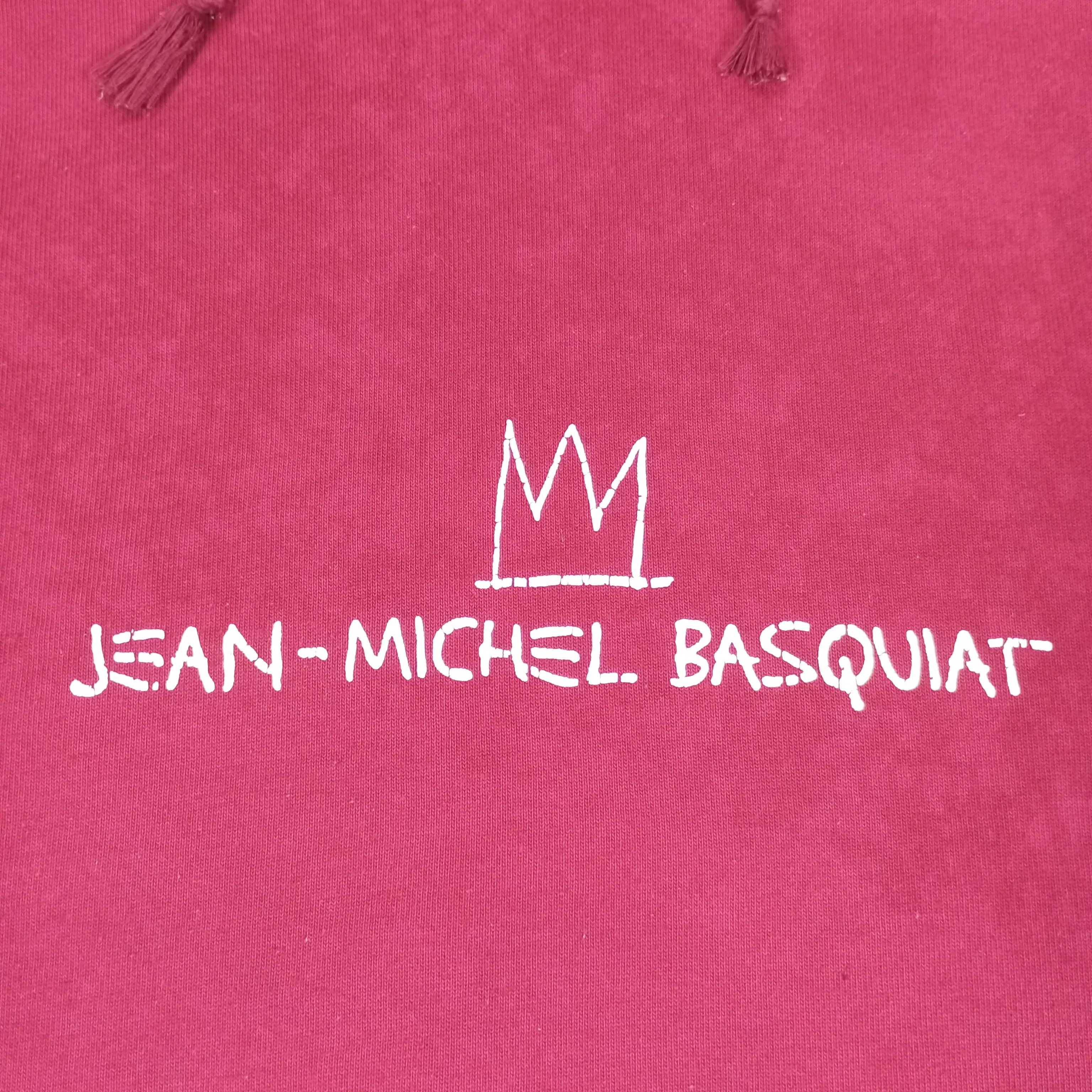 Japanese Brand × Jean-Michel Basquiat × Vintage Jean Michel Basquiat X Japanese Brand Streetwear Hoodies Size US XL / EU 56 / 4 - 2 Thumbnail