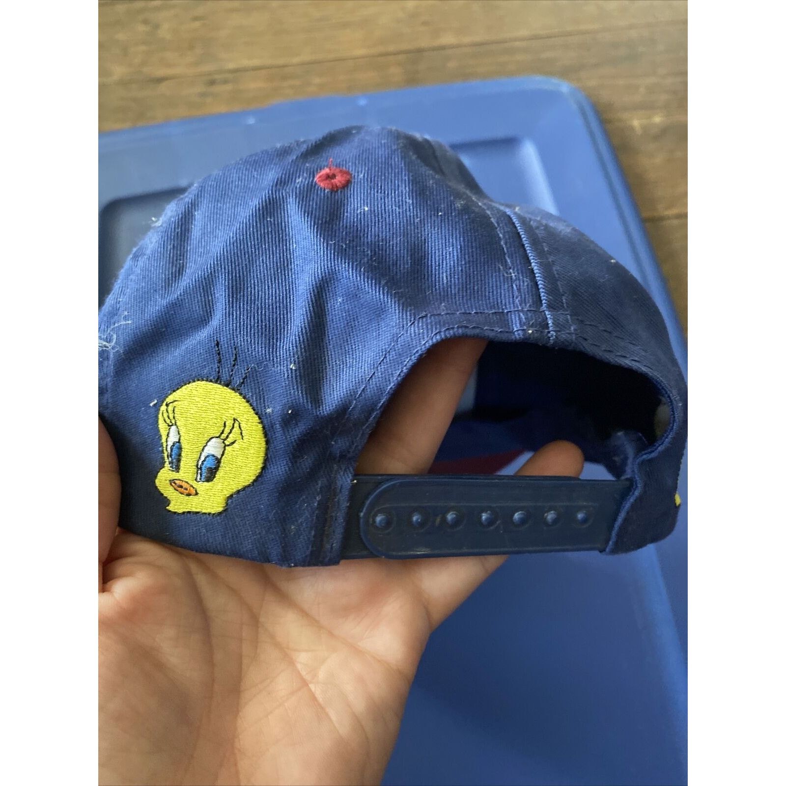 Warner Bros Vintage Hat Looney Tunes Tweety Bird Snapback Cap 1997 Size ONE SIZE - 6 Thumbnail