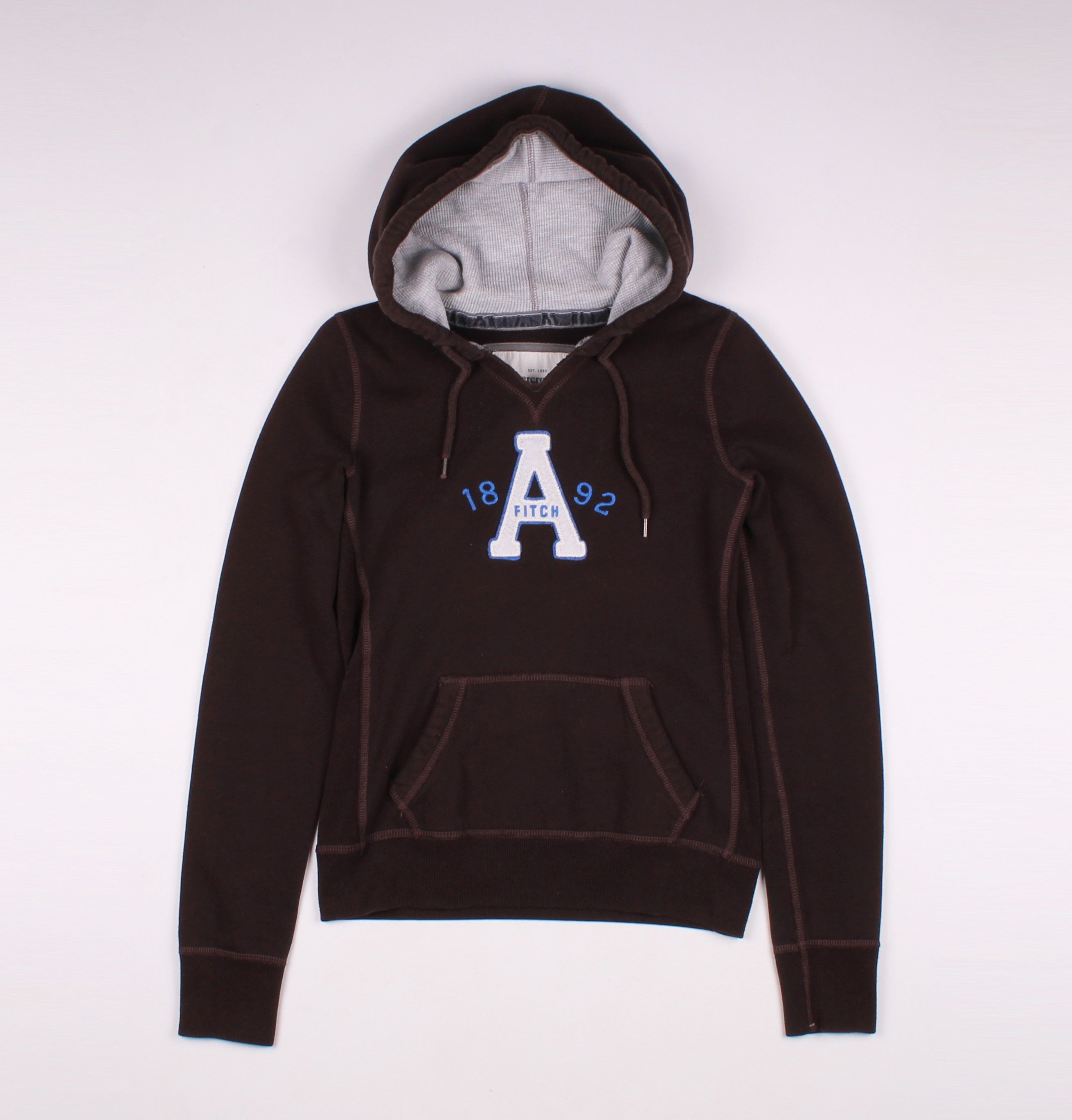 Abercrombie & Fitch × Vintage Vintage Abercrombie & Fitch Y2K Brown Hoodie Size S / US 4 / IT 40 - 1 Thumbnail