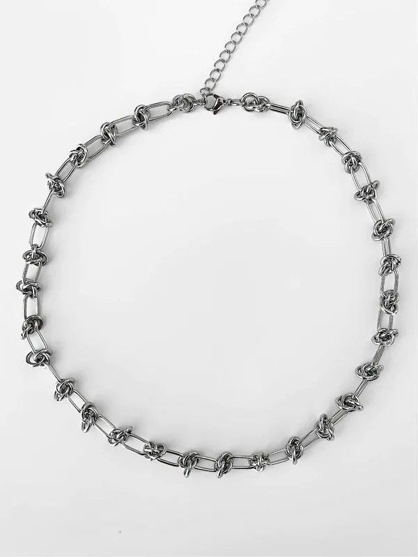 Other Rock Thorns Knot Chains Choker Necklace Size ONE SIZE - 2 Thumbnail