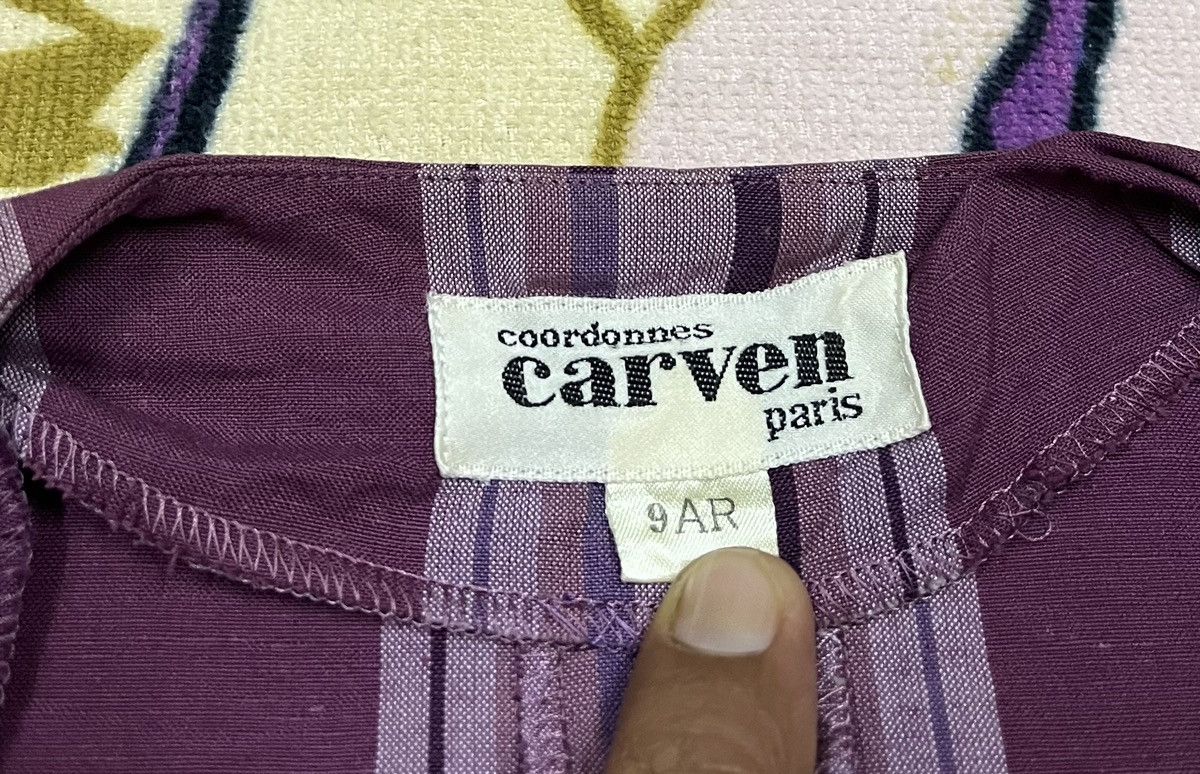 Carven × Vintage Vintage Coordonnes CARVEN PARIS Shirt Size L / US 10 / IT 46 - 9 Thumbnail