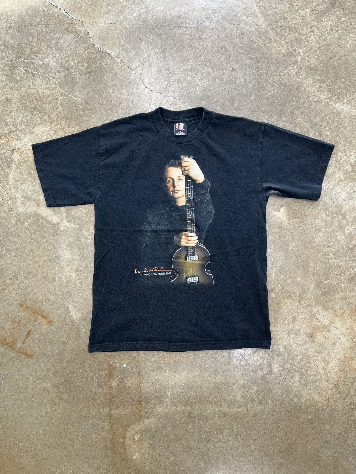 Band Tees × Vintage Vintage Giant 2002 Paul McCartney Driving USA Tour Tee Large Size US L / EU 52-54 / 3 - 2 Thumbnail