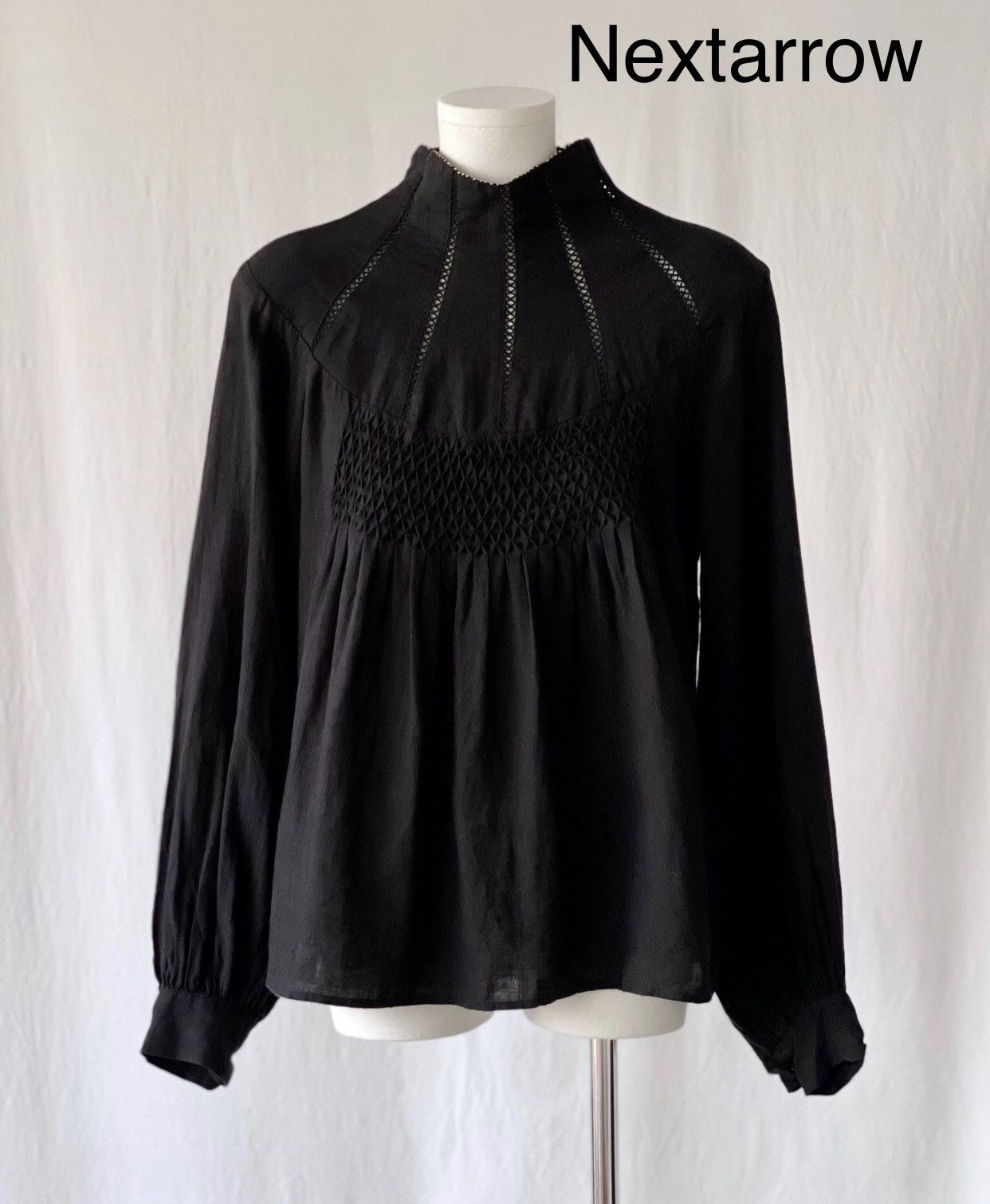 Kapital KAPITAL Hirata Kazuhiro Black Stand up Pure Linen Doll Shirt Size US XS / EU 42 / 0 - 1 Thumbnail