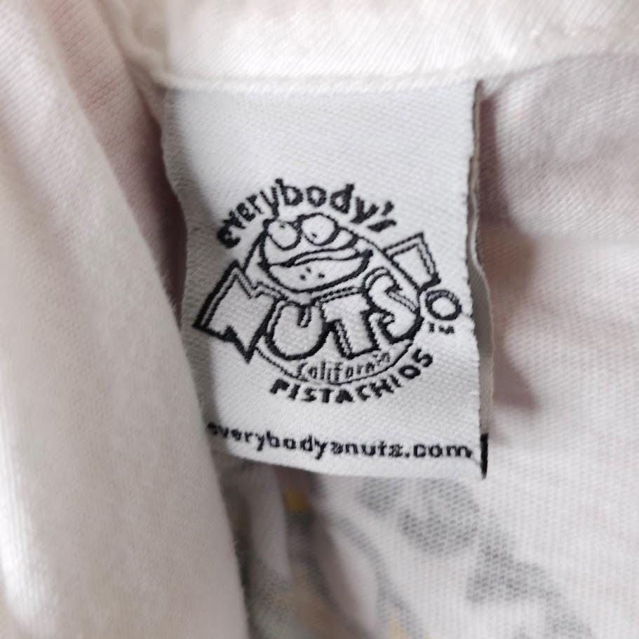 Vintage Vintage Pistachio Nut T Shirt Mens Size XL White Y2K Size US XL / EU 56 / 4 - 5 Thumbnail