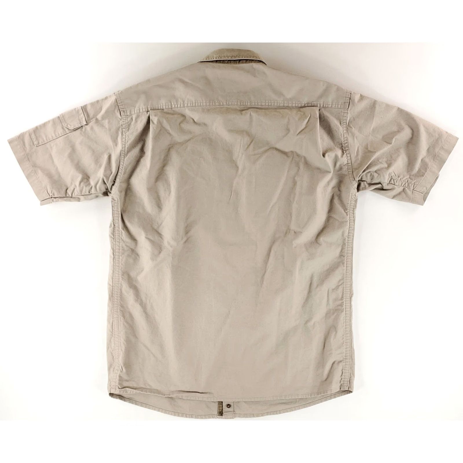 Vintage Cabela's Safari Series Field Utility Shirt Tan Short Sleeve Button-Down Mens L Brown Shirt Size US L / EU 52-54 / 3 - 3 Thumbnail