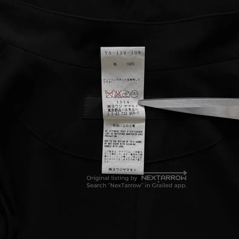 Yohji Yamamoto Yohji Yamamoto size 1 05SS Breasted Collar Jacket Size S / US 4 / IT 40 - 6 Thumbnail