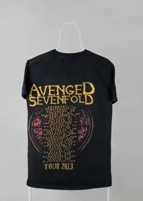 Band Tees Vintage Avenged Sevenfold Band Tee T Shirt Size L Tour 2013 Size US L / EU 52-54 / 3 - 3 Thumbnail