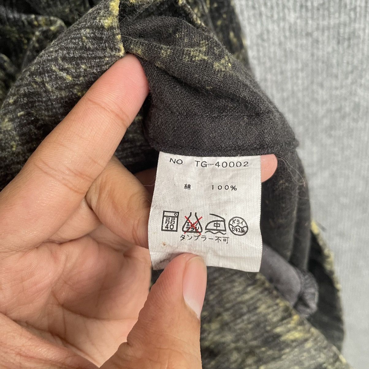 Beauty Beast × If Six Was Nine × Japanese Brand Trigger Abstract Motive Corduroy Long Coat Made in Japan Size US L / EU 52-54 / 3 - 5 Thumbnail