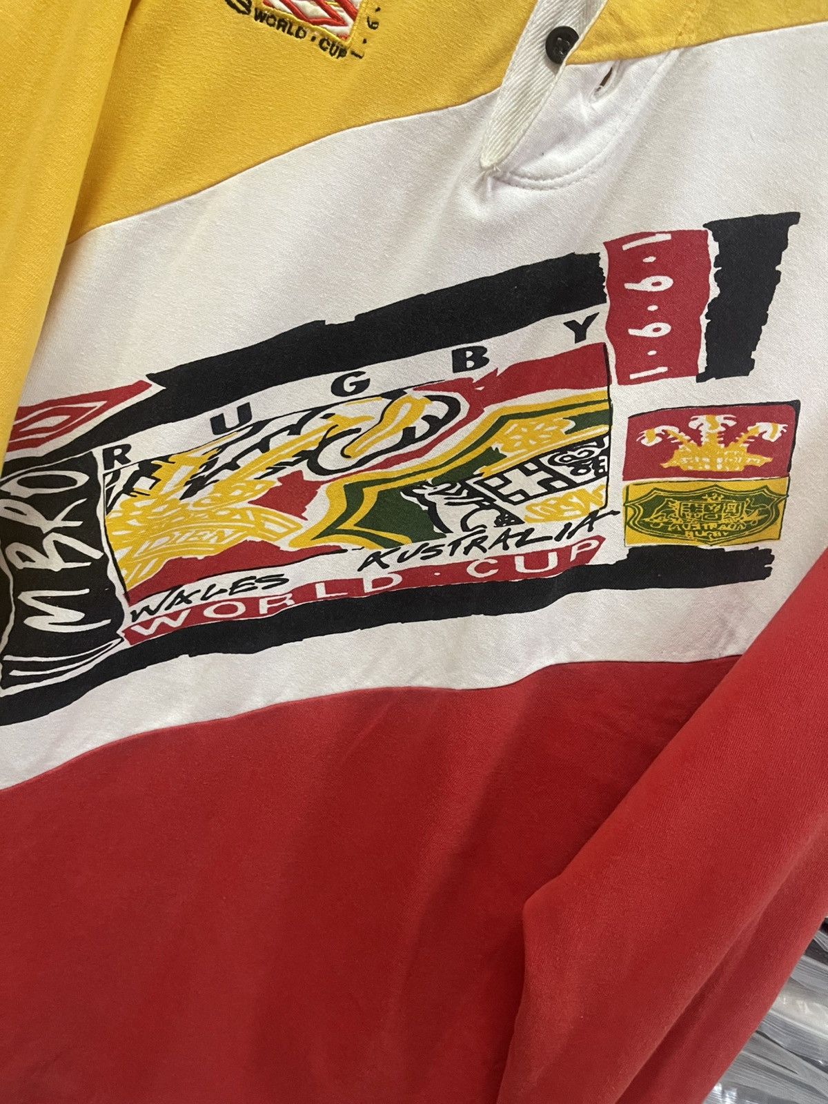 Umbro Vintage 90's Umbro Rugby World Cup🔥🔥🔥 Size US XL / EU 56 / 4 - 2 Thumbnail