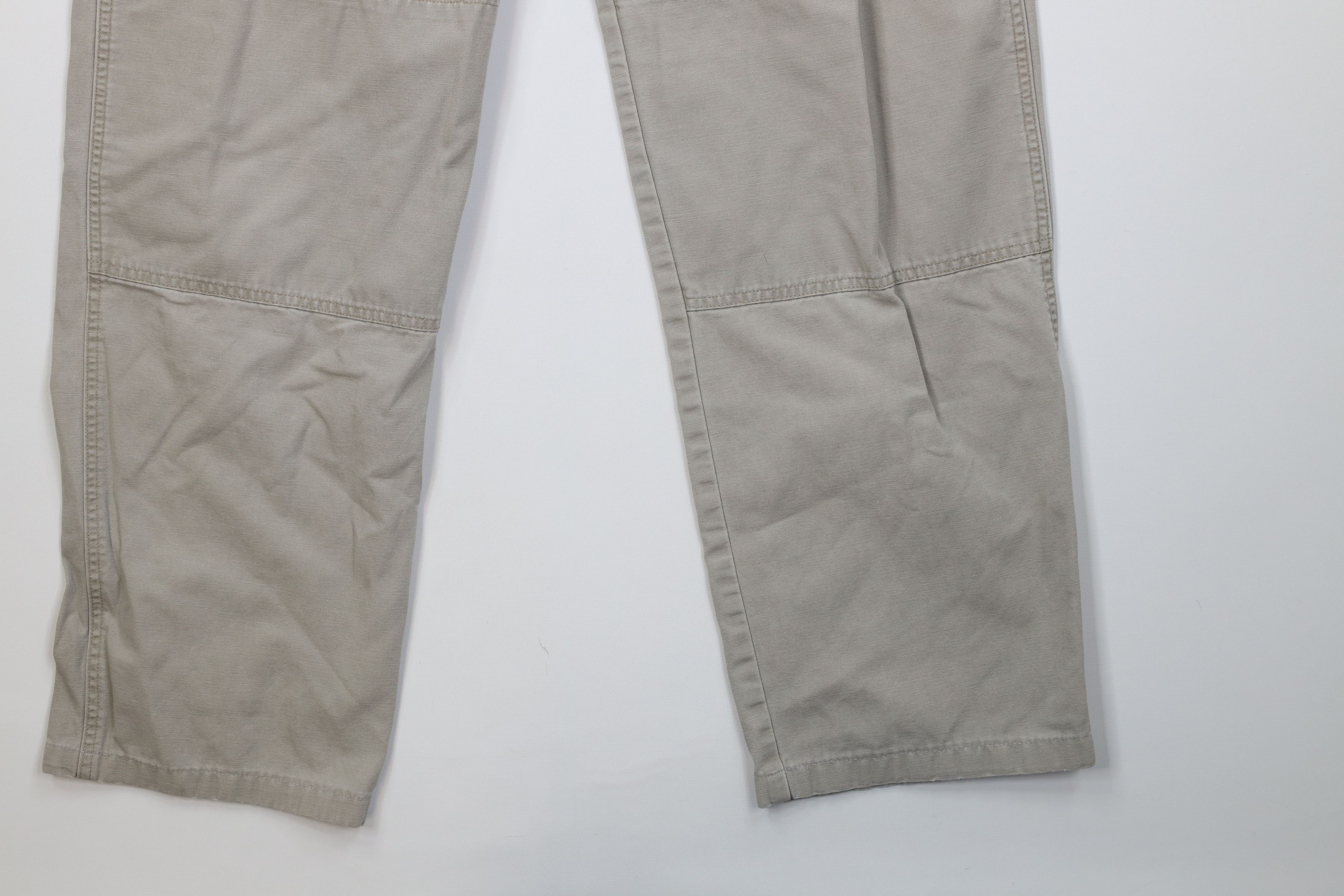 Cabelas Vintage 90s Cabelas Double Knee Wide Leg Cargo Pants Canvas Size US 33 - 5 Thumbnail