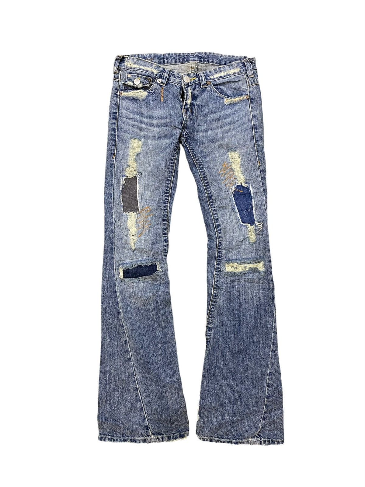 True Religion Reconstructed True Religion Flare Denim By La Limited Denim Size US 30 / EU 46 - 1 Thumbnail