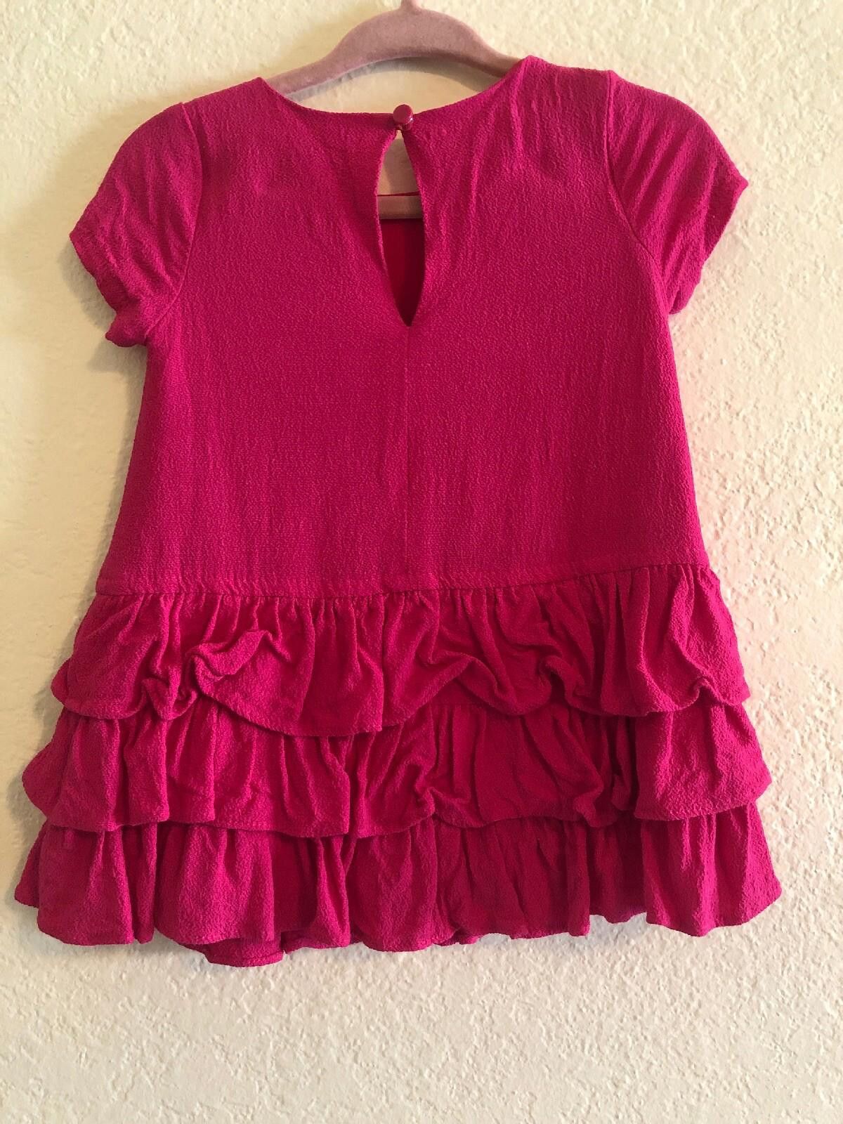Designer Kate Spade Baby Girls Hot Pink Dress Size 12 Months Size ONE SIZE - 2 Thumbnail