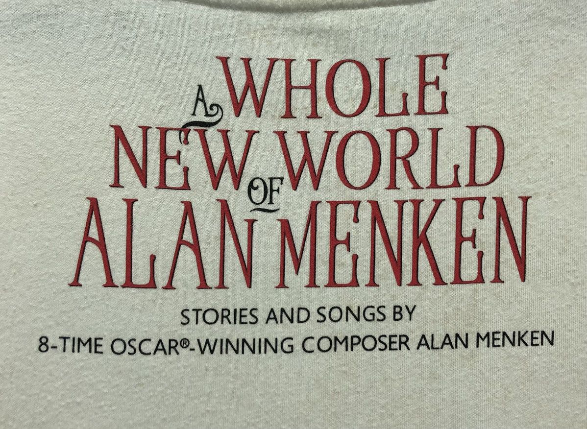 Vintage Vintage A Whole New World Of Alan Menken T-Shirt Size US M / EU 48-50 / 2 - 4 Thumbnail