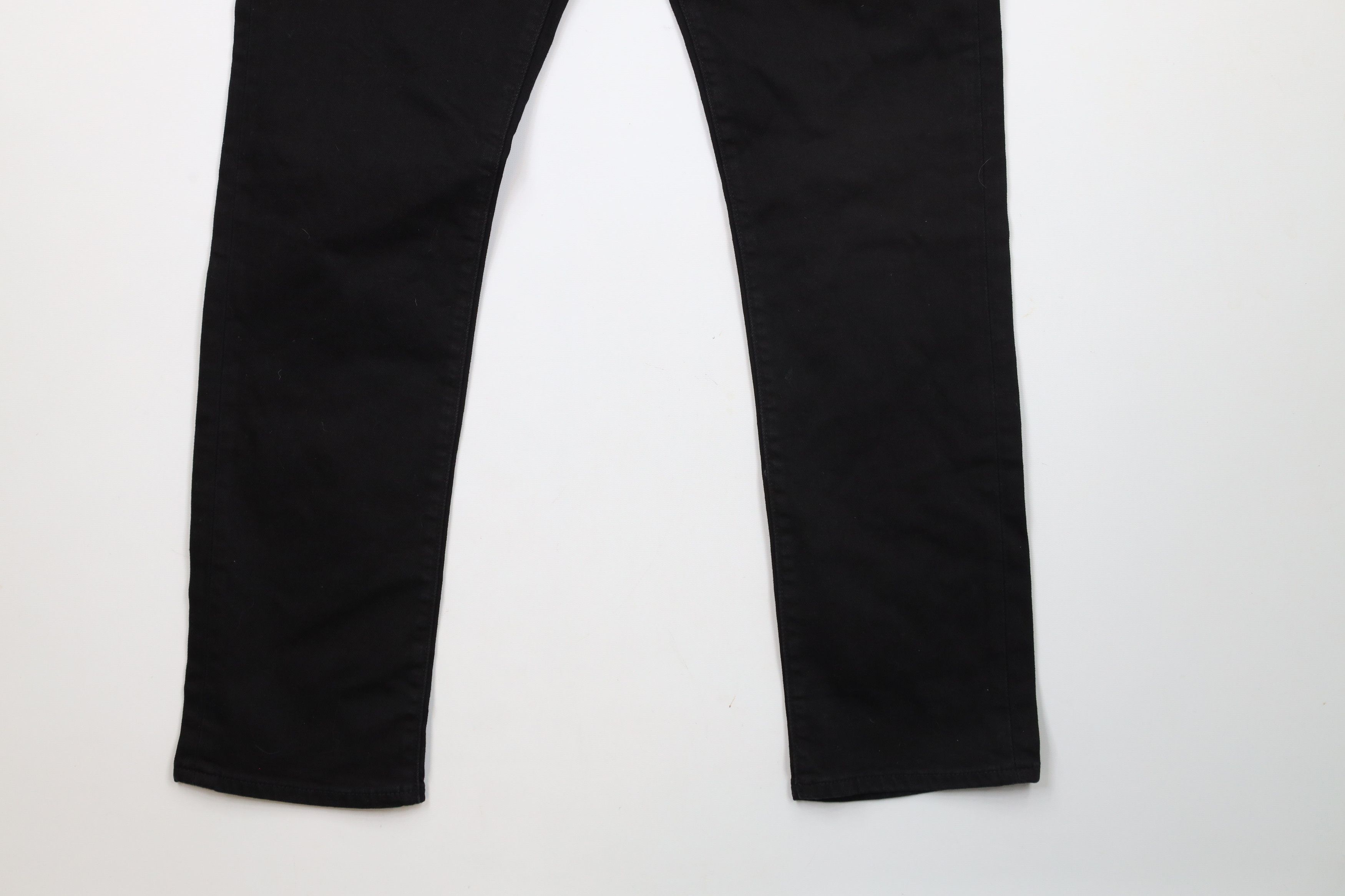 J.Crew × Vintage New J Crew Stretch Slim Fit Straight Leg Denim Jeans Black Size US 31 - 4 Thumbnail
