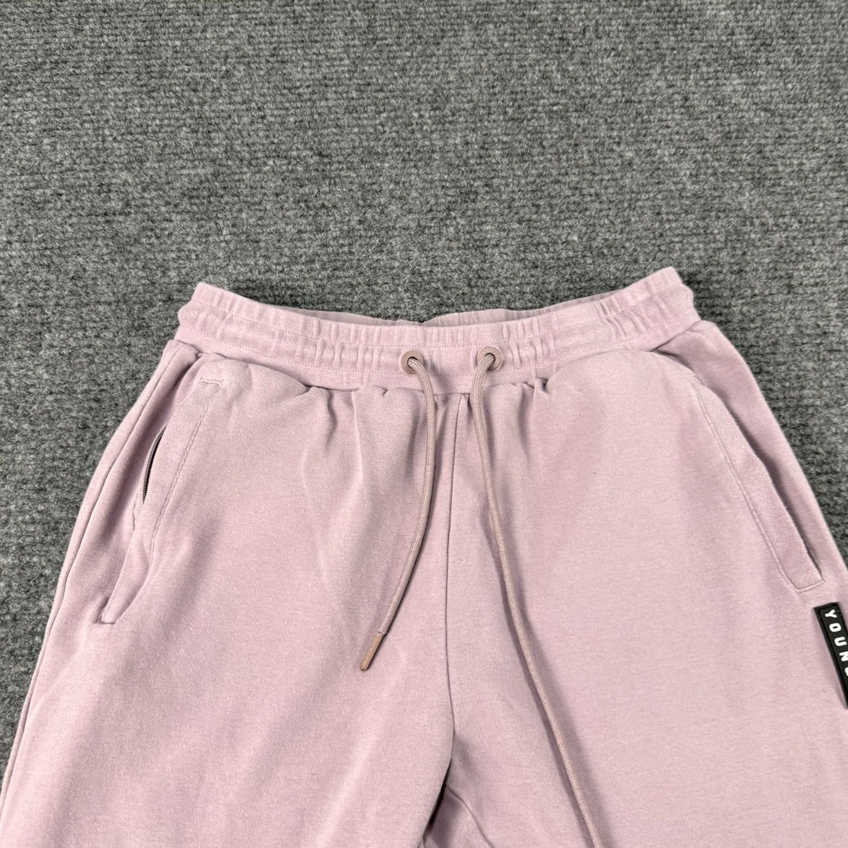 YoungLA YoungLA Pants Womens XL Purple Joggers Tapered Drawstring Zipper Pockets Comfy Size 40" / US 18 - 6 Thumbnail