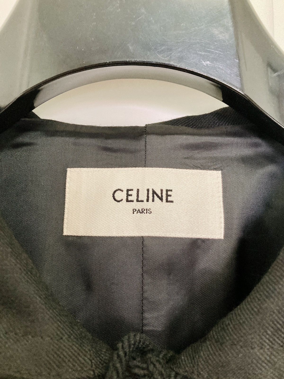 Celine CELINE BY HEDI SLIMANE 21AW RUNWAY ITEM HOODED CLOAK Size US S / EU 44-46 / 1 - 7 Thumbnail