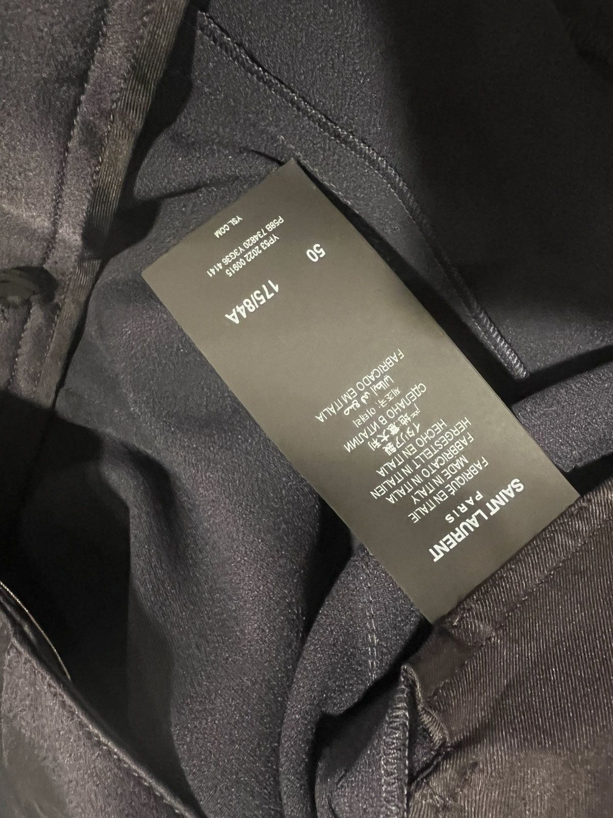 Saint Laurent Paris Saint Laurent men’s silk blend joggers. 50/M. $1350 Size US 34 / EU 50 - 10 Thumbnail
