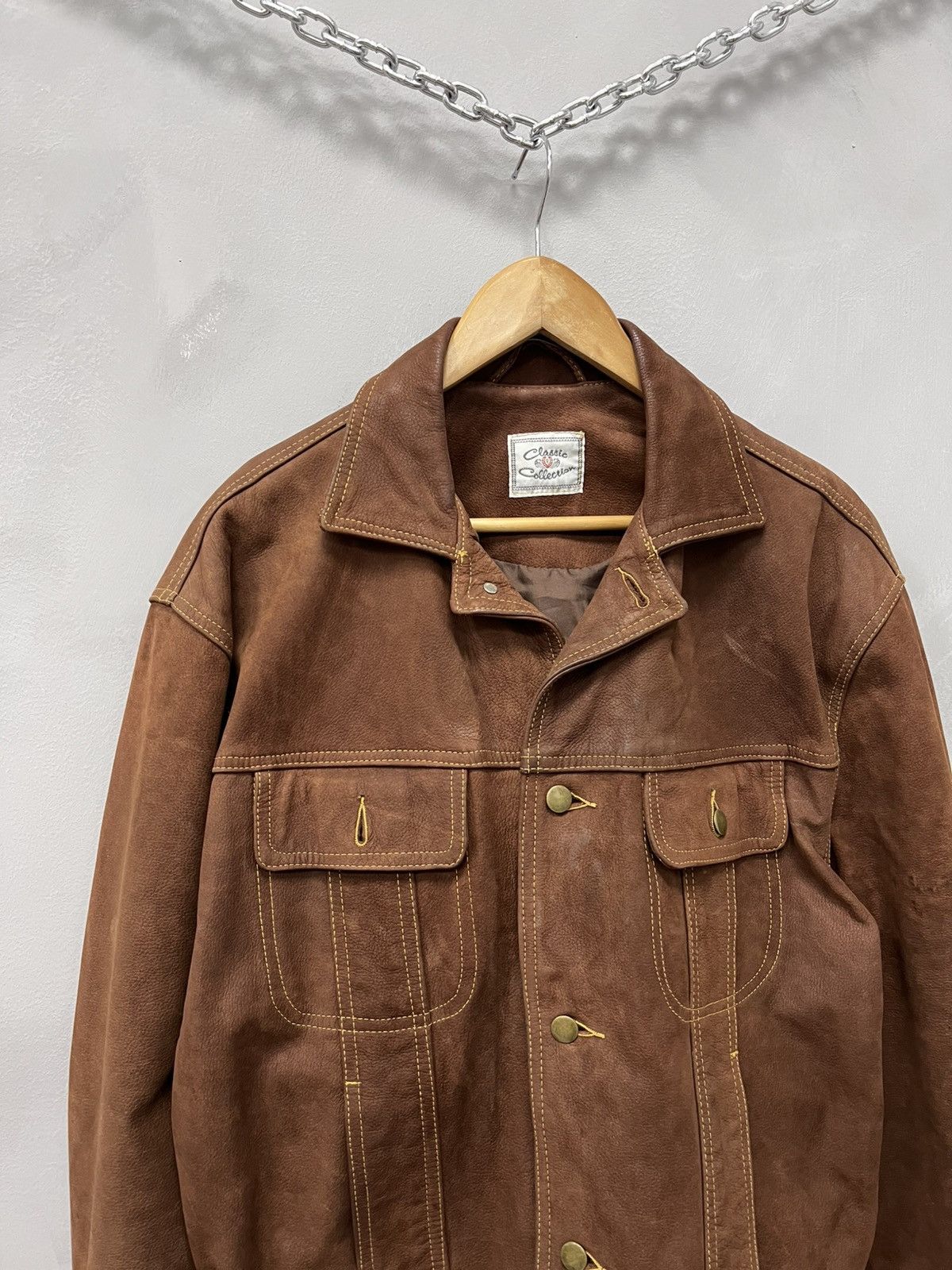Other Cropped suede y2k DIESEL TRUCKER Leather Avantgarde Jacket Size US M / EU 48-50 / 2 - 2 Thumbnail