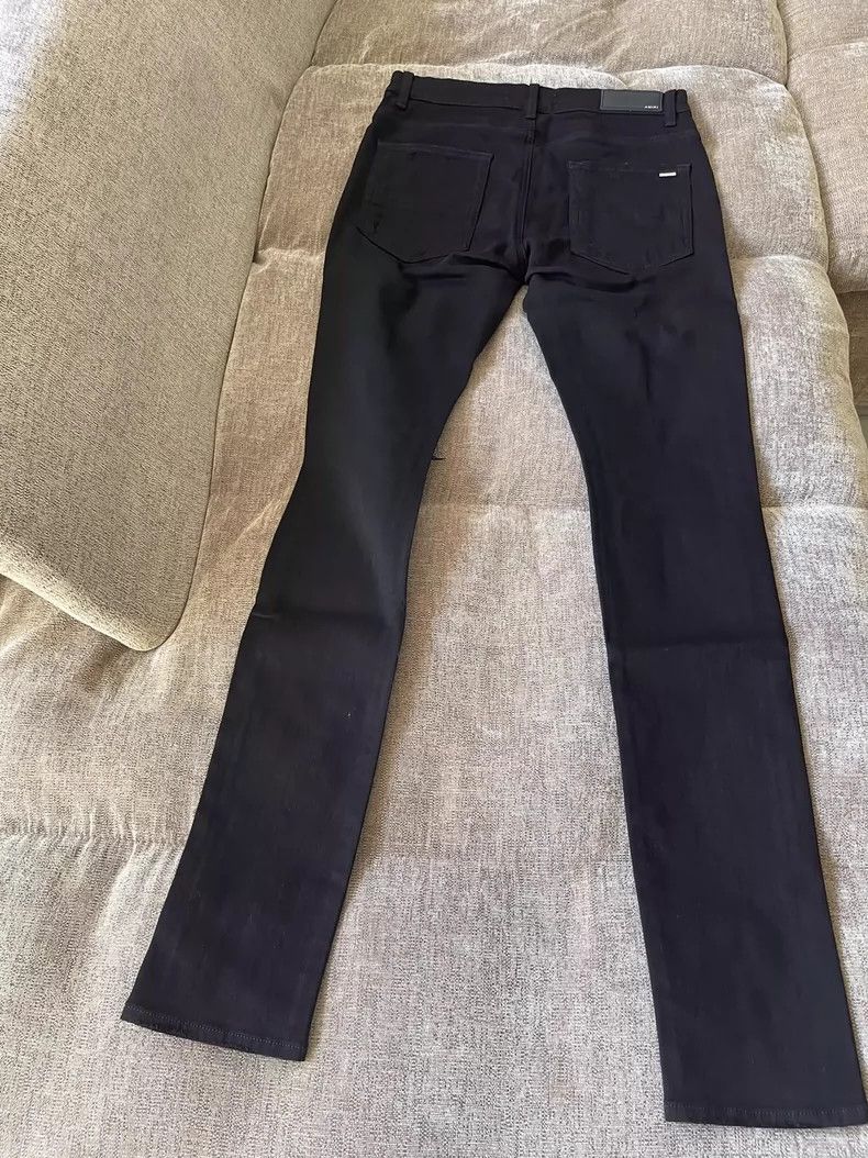 Amiri Amiri Knife-cut jeans black big destruction 2501-Nextarrow Size US 30 / EU 46 - 3 Thumbnail