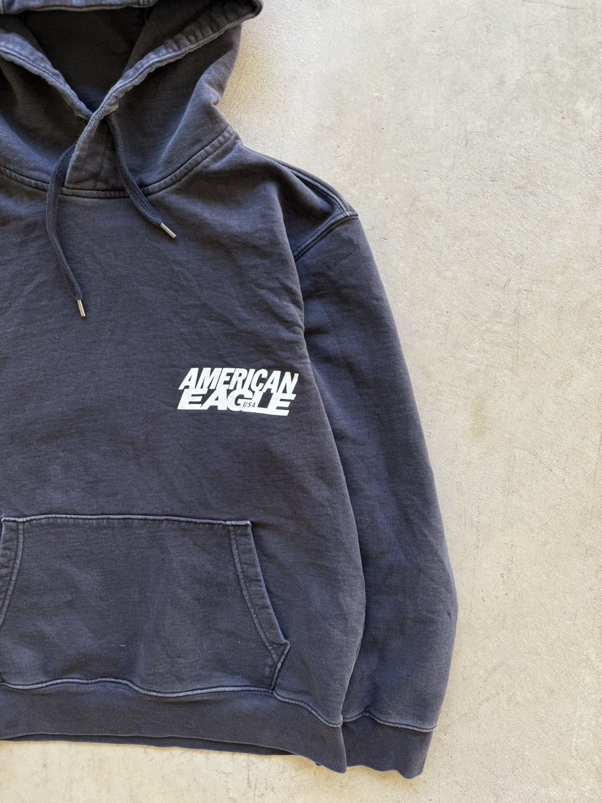 American Eagle Outfitters Y2K Retro Vintage American Eagle USA Black Hoodie Sweatshirt Size US M / EU 48-50 / 2 - 4 Thumbnail