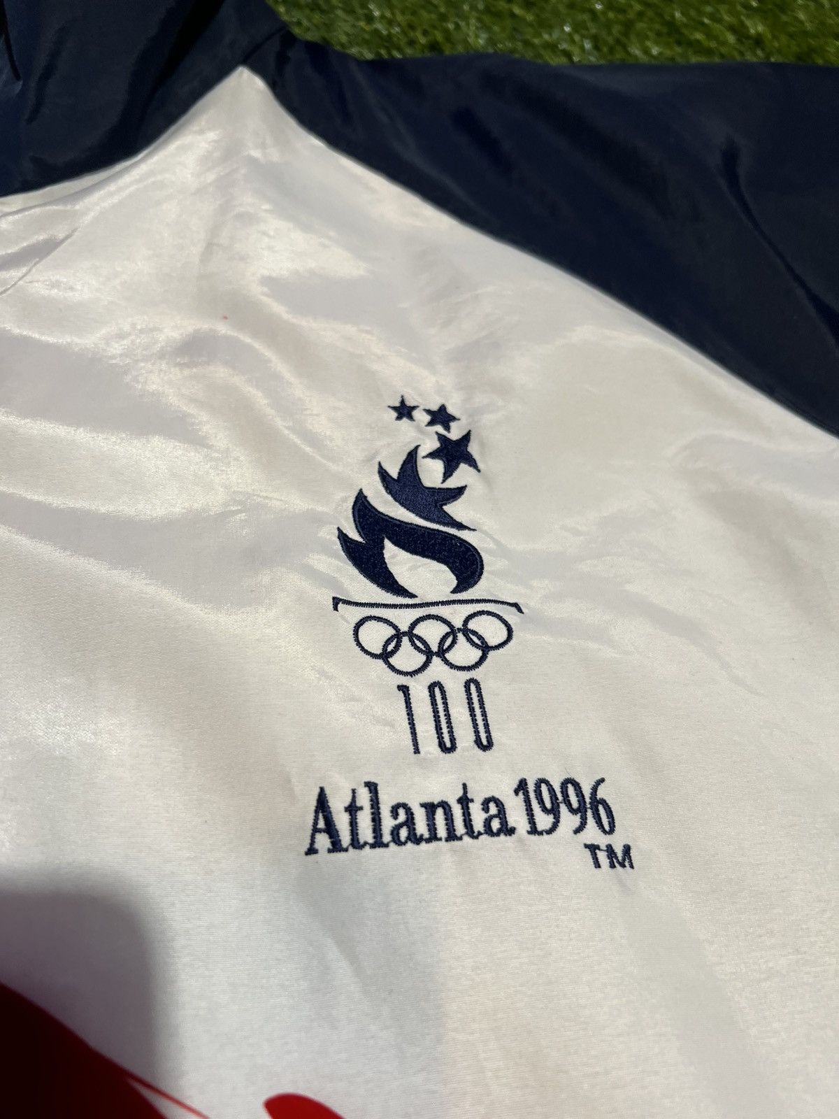 USA Olympics 1996 USA OLYMPIC WINDBREAKER Size US XL / EU 56 / 4 - 10 Thumbnail