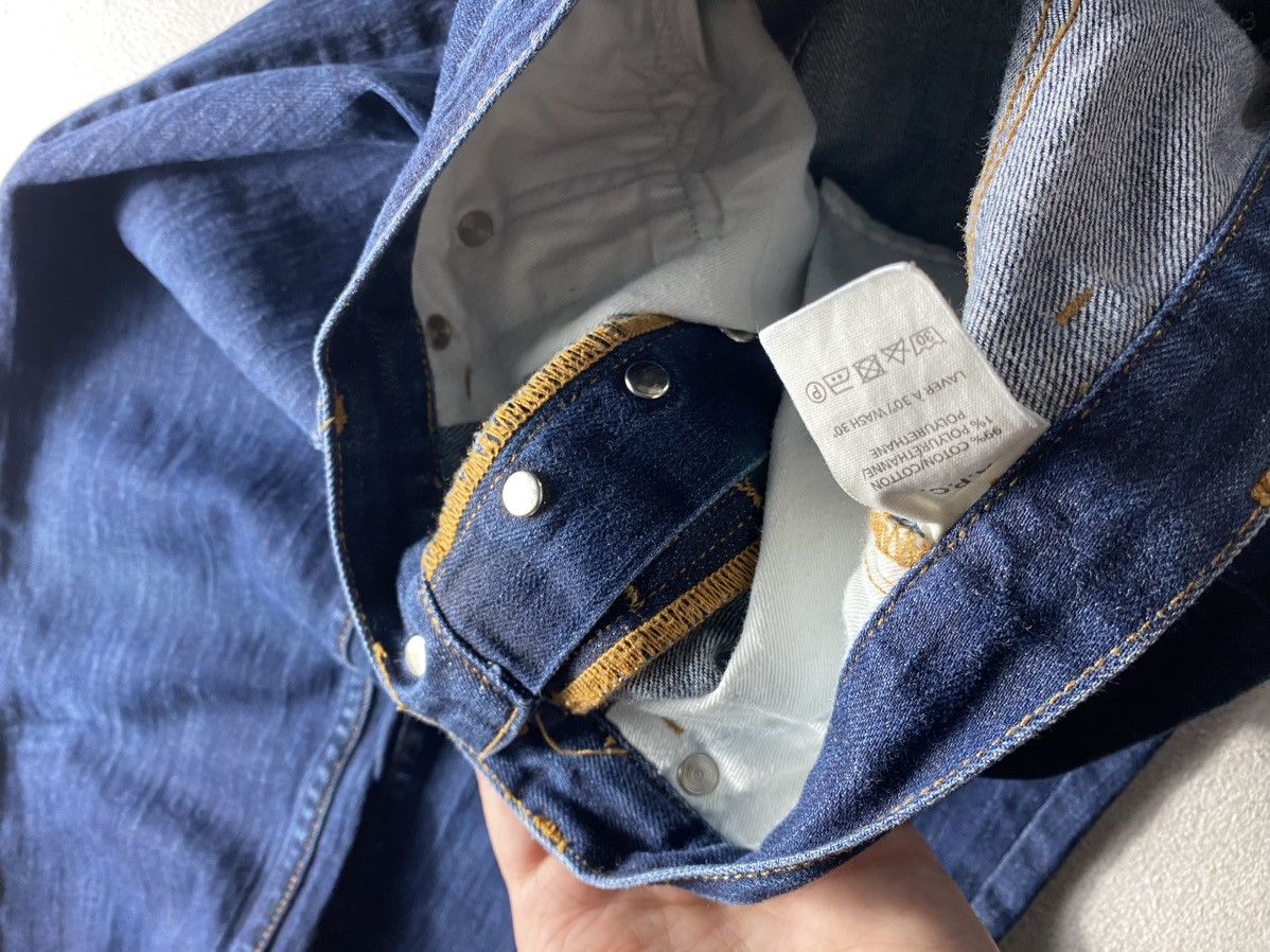 A.P.C. × Designer × Vintage Vintage A.P.C. Blue Designer Skinny Denim Jeans Womens 27 Size 27" / US 4 / IT 40 - 6 Thumbnail