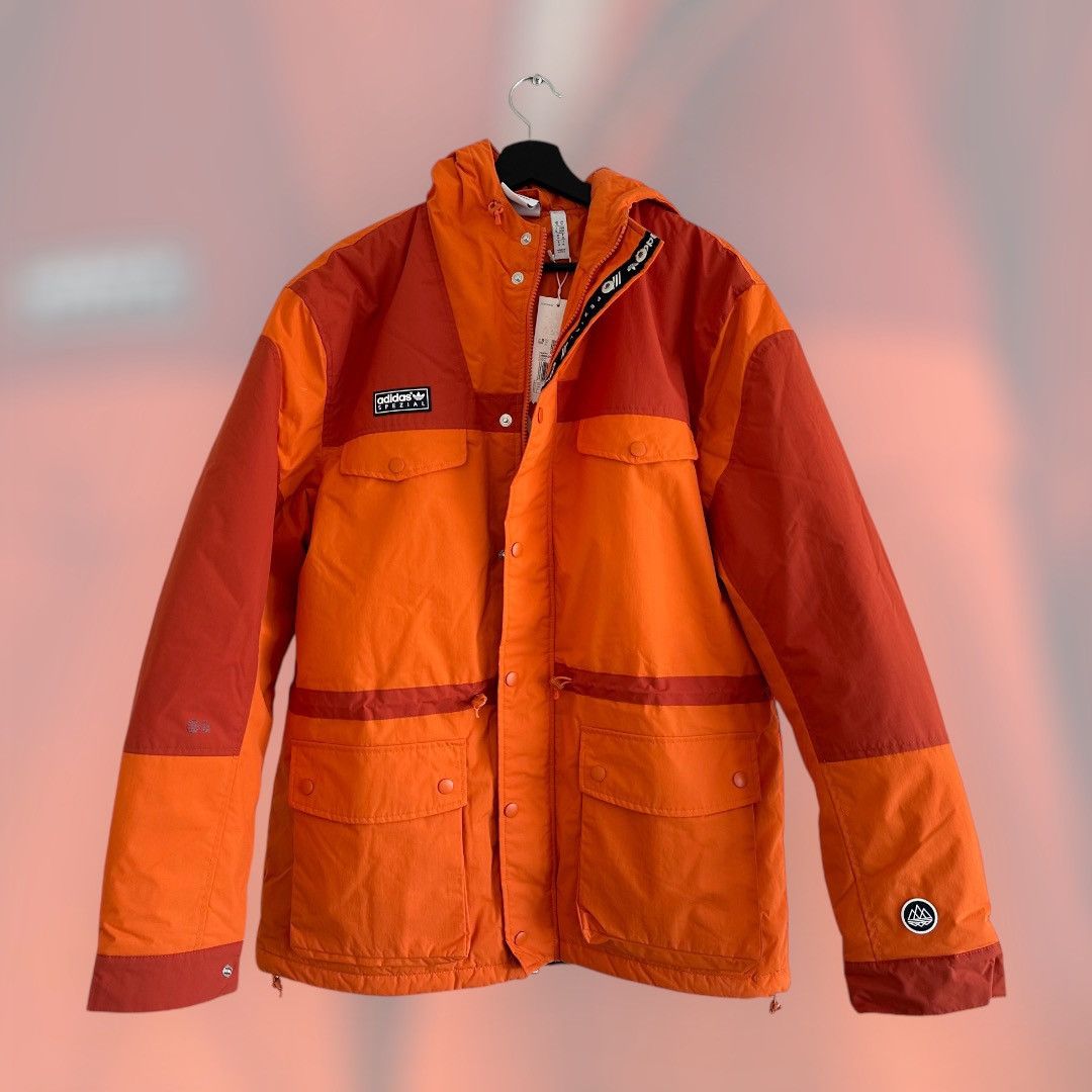 Adidas spezial jacket orange best sale