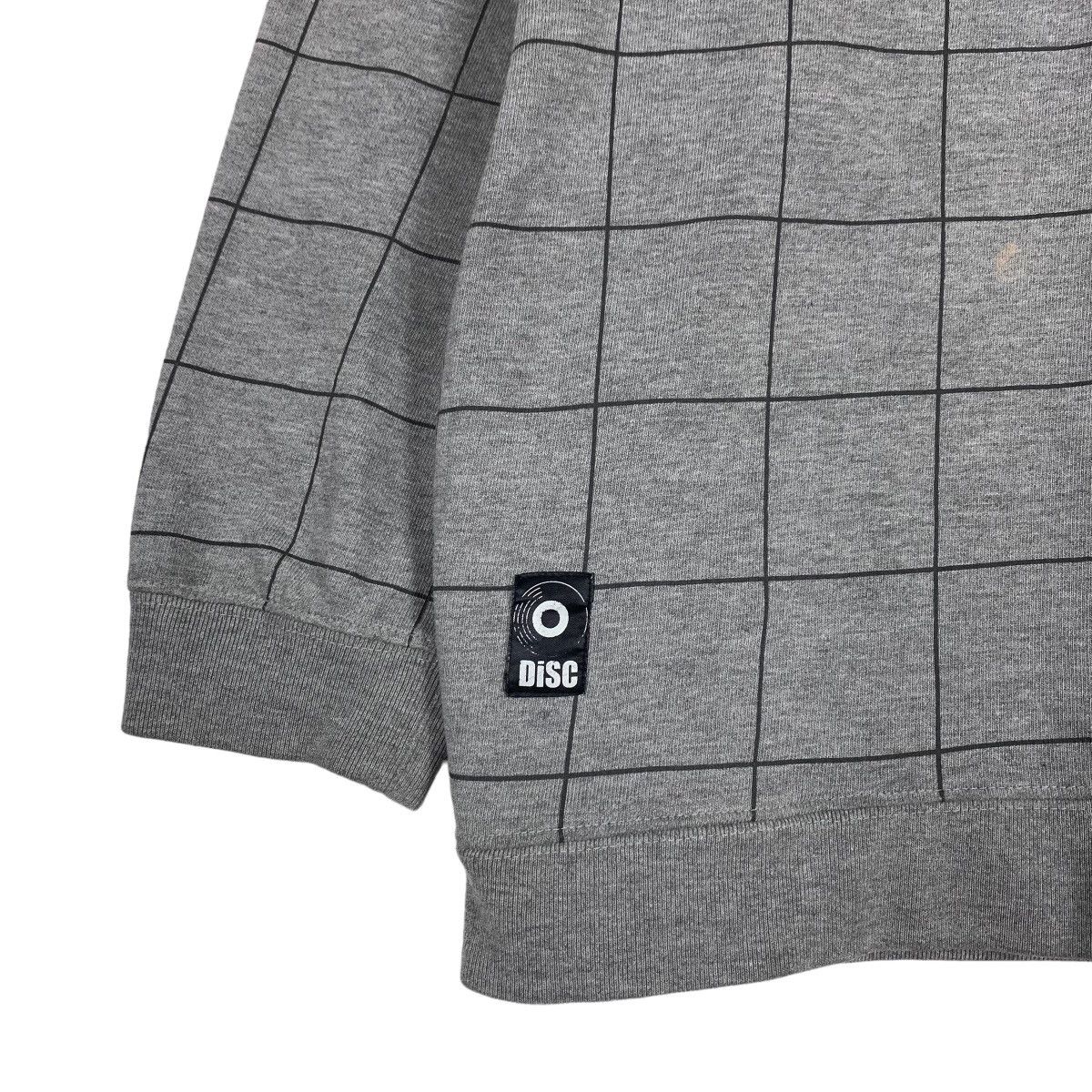Japanese Brand DISC TARTAN DESIGN CREWNECK SWEATSHIRT Size US L / EU 52-54 / 3 - 8 Thumbnail