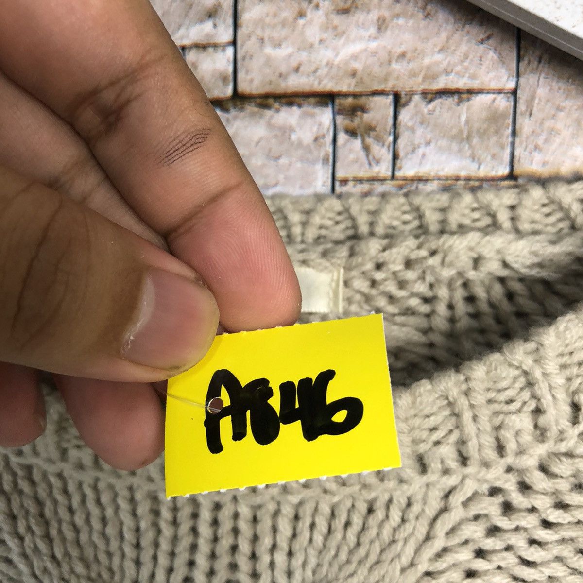 Homespun Knitwear × Japanese Brand Apres Jour Brown art baggie Knitwear #A846 Size L / US 10 / IT 46 - 11 Thumbnail
