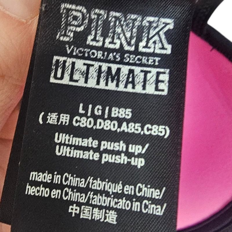 Pink PINK Victorias Secret Womens Ultimate Sports Bra L Strappy Size L / US 10 / IT 46 - 5 Thumbnail