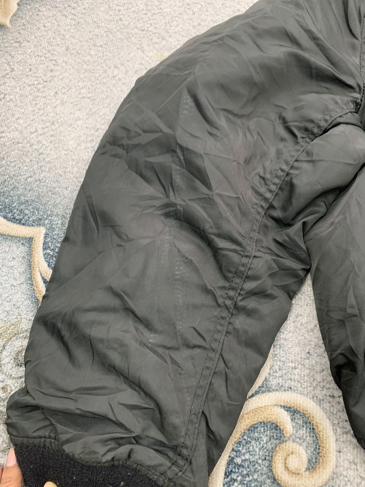 Alpha Industries × Vintage Vtg Alpha Industries Usaf MA-1 Bomber Jacket Zipper Ideal Size US L / EU 52-54 / 3 - 4 Thumbnail