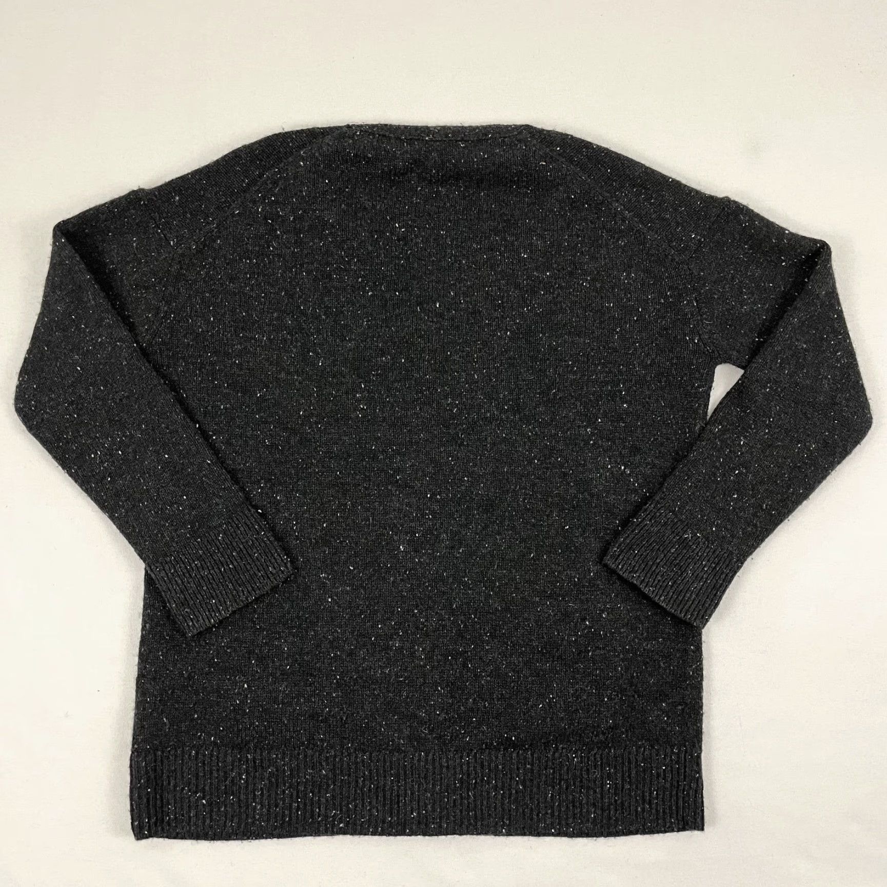 Theory Theory Cardigan Sweater Womens Size P Boxy Gray Wool Cashmere Donegal Coatigan Size ONE SIZE - 7 Thumbnail
