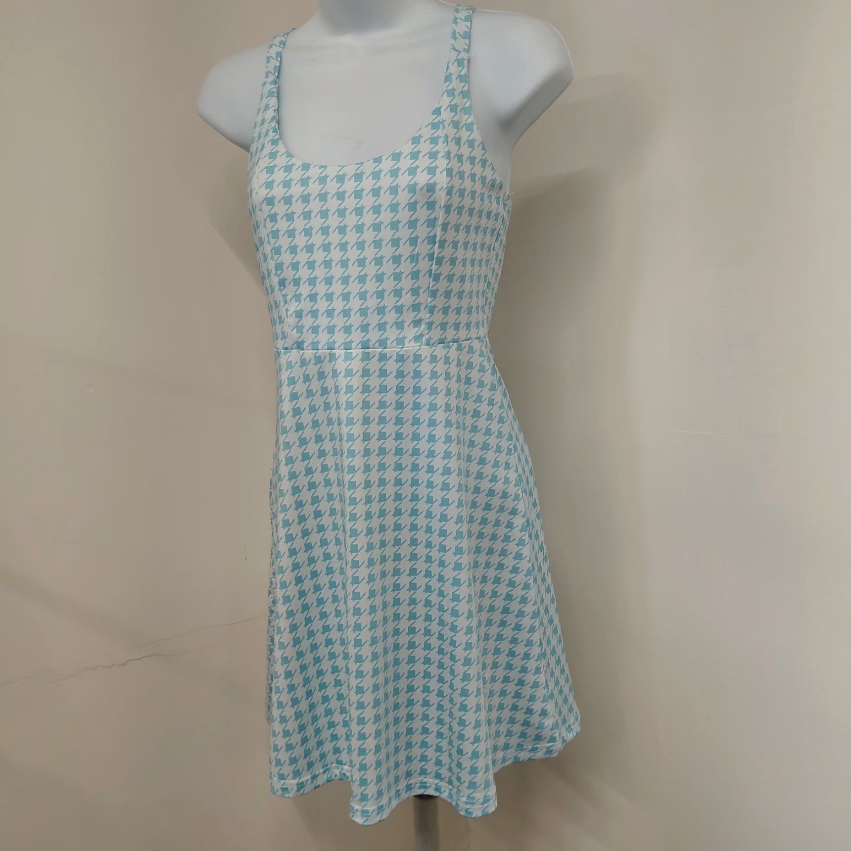 Vintage GGOV Tennis Golf Dress Womens Size XS Pastel Blue Sleeveless Crisscross Back Shirts? Size XS / US 0-2 / IT 36-38 - 6 Thumbnail