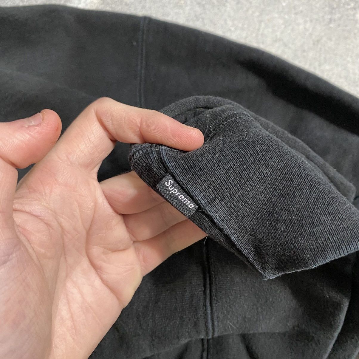 Supreme Supreme sweatshirt basic black logo Size US S / EU 44-46 / 1 - 8 Thumbnail