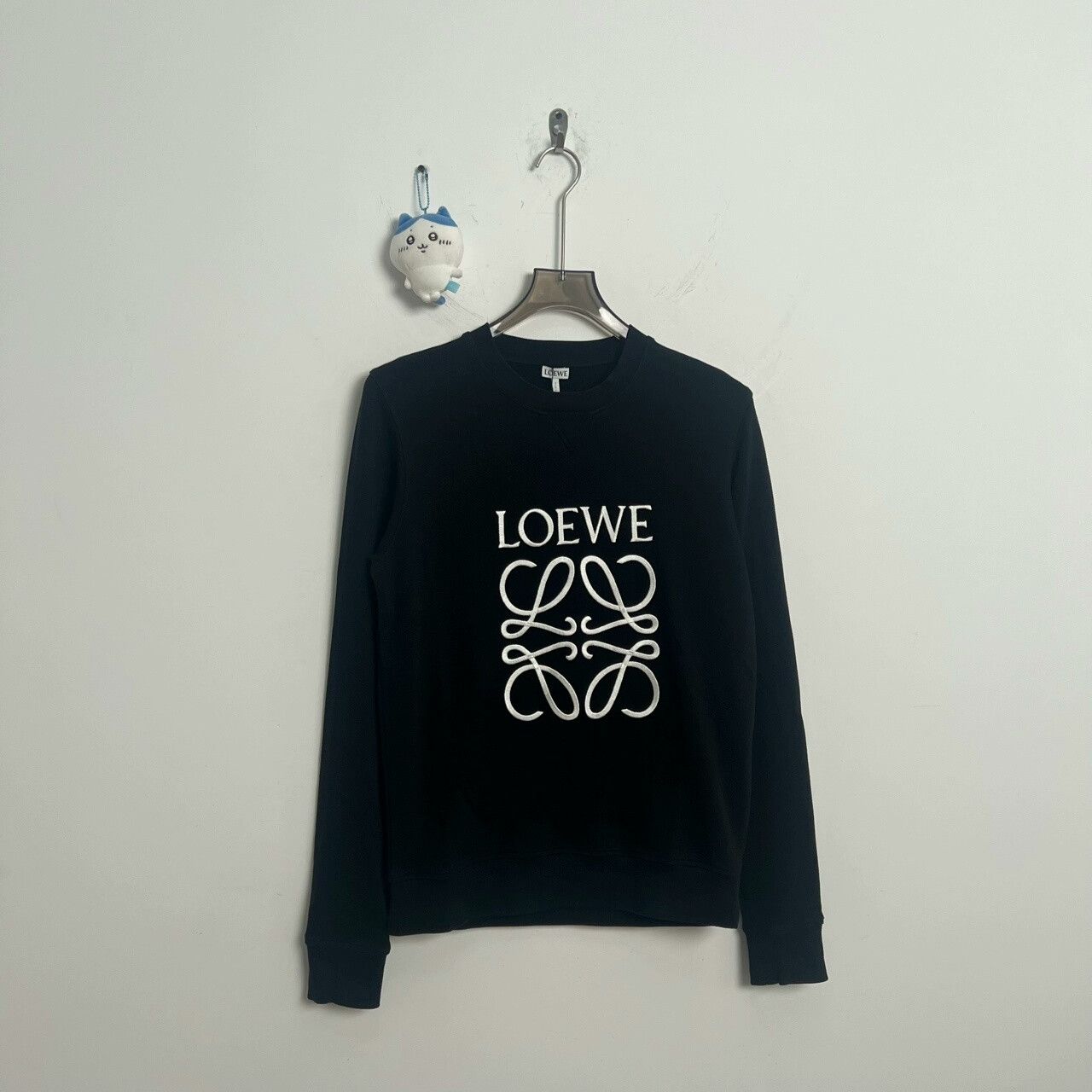 Loewe Loewe Black Embroidered Logo Hoodie Size S Size US S / EU 44-46 / 1 - 1 Thumbnail