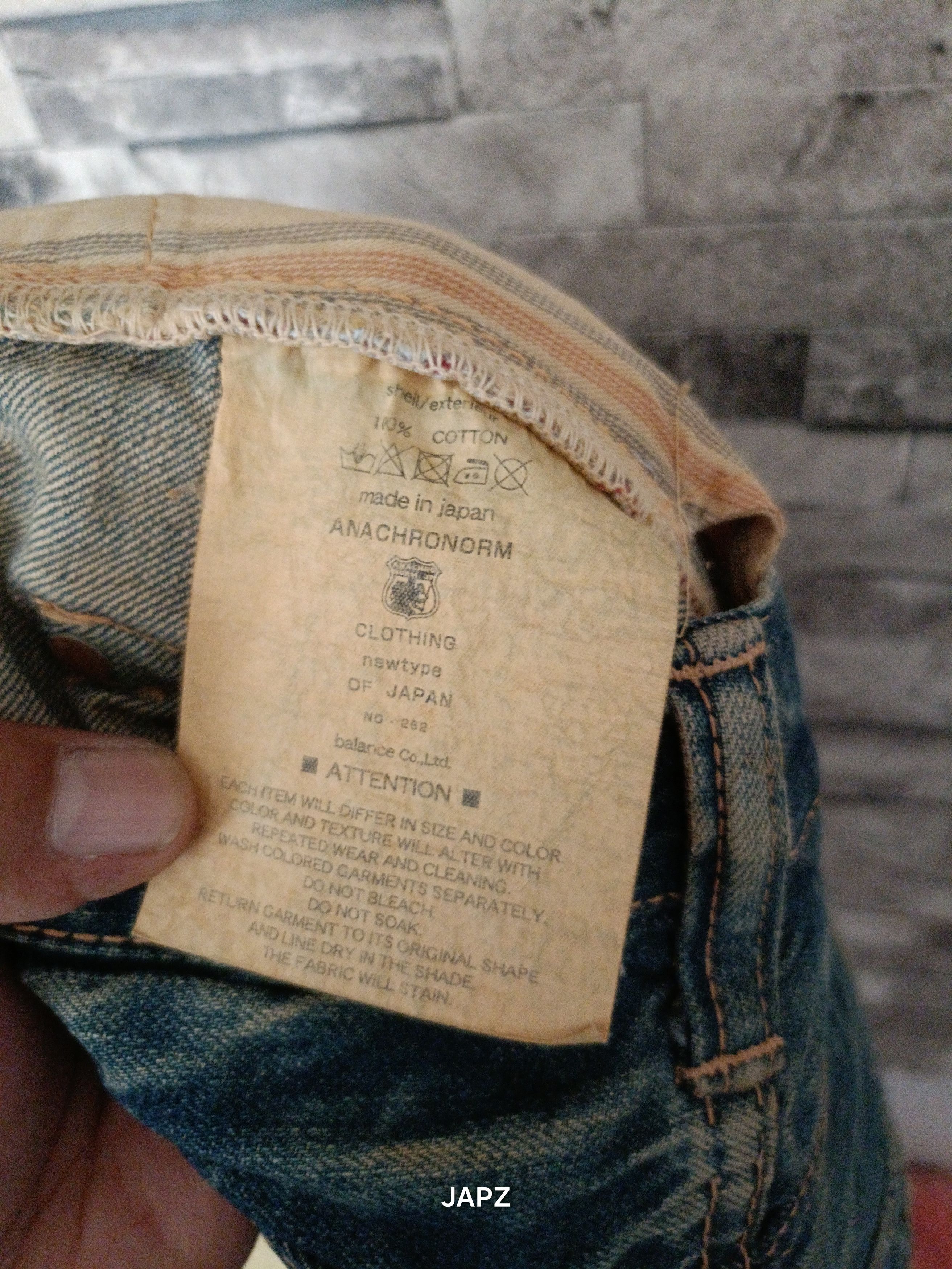ANACHRONORM Anacrhonorm selvedge okayama denim Size US 30 / EU 46 - 11 Thumbnail