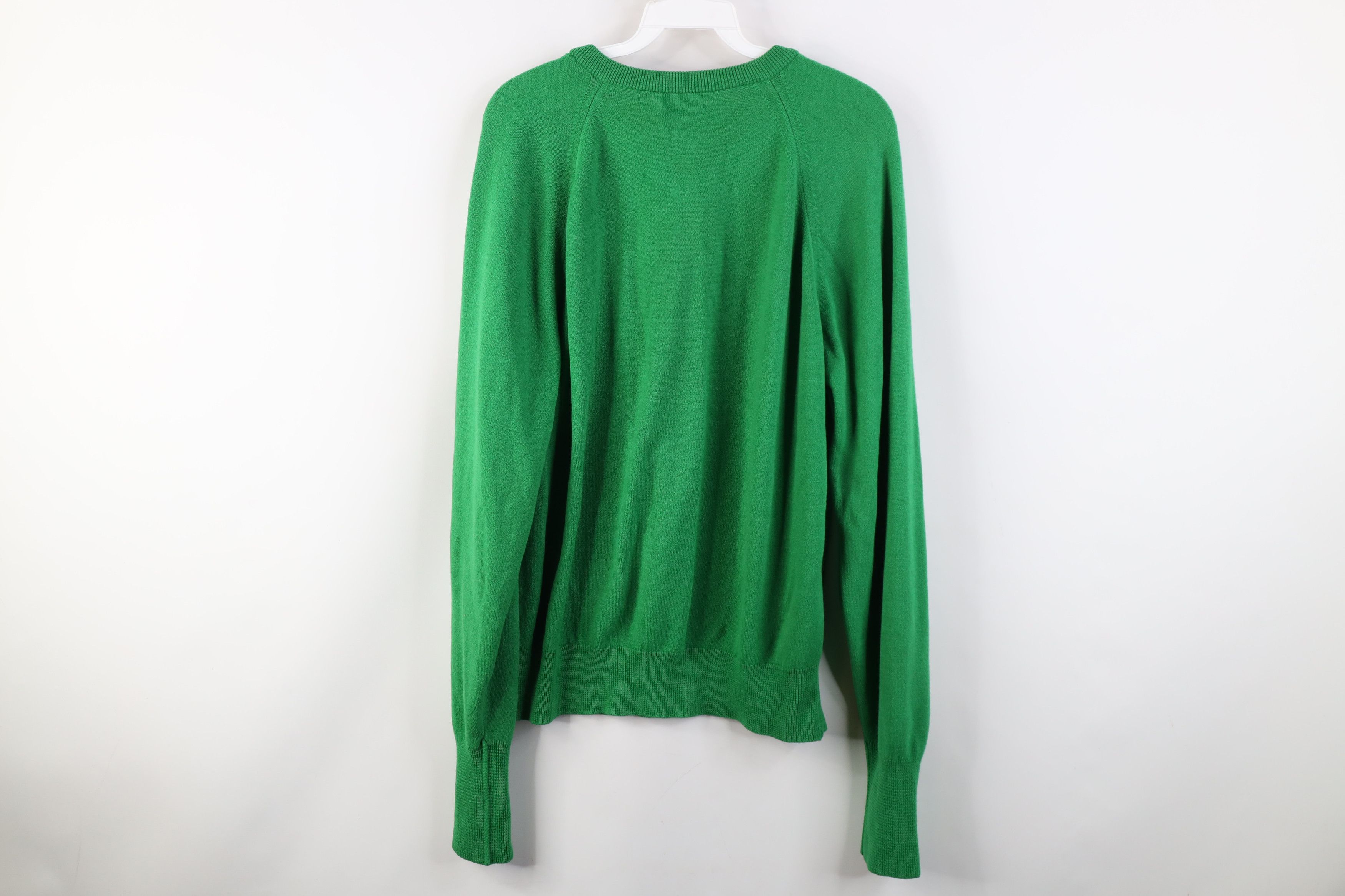 Vintage Vintage 70s Streetwear Knit The Masters Golf Sweater Green Size US L / EU 52-54 / 3 - 10 Thumbnail