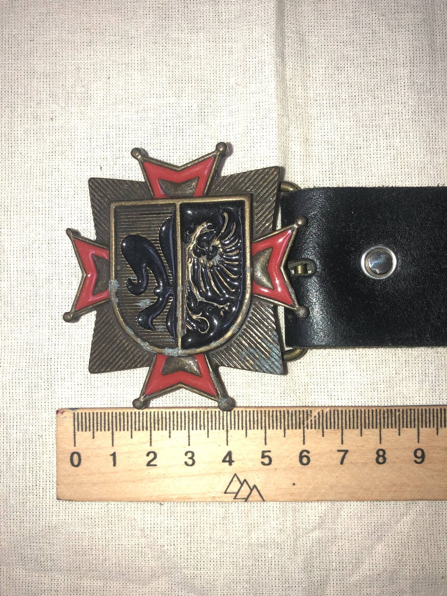 Vintage Vintage Leather belt Size ONE SIZE - 4 Thumbnail