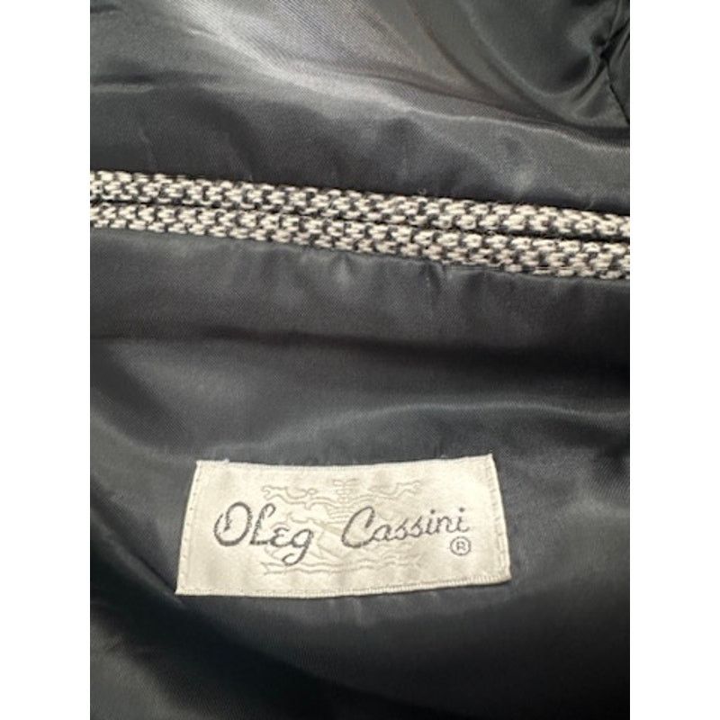 Oleg Cassini Oleg Cassini black gray textured wool sport coat blazer Size 42R - 5 Thumbnail