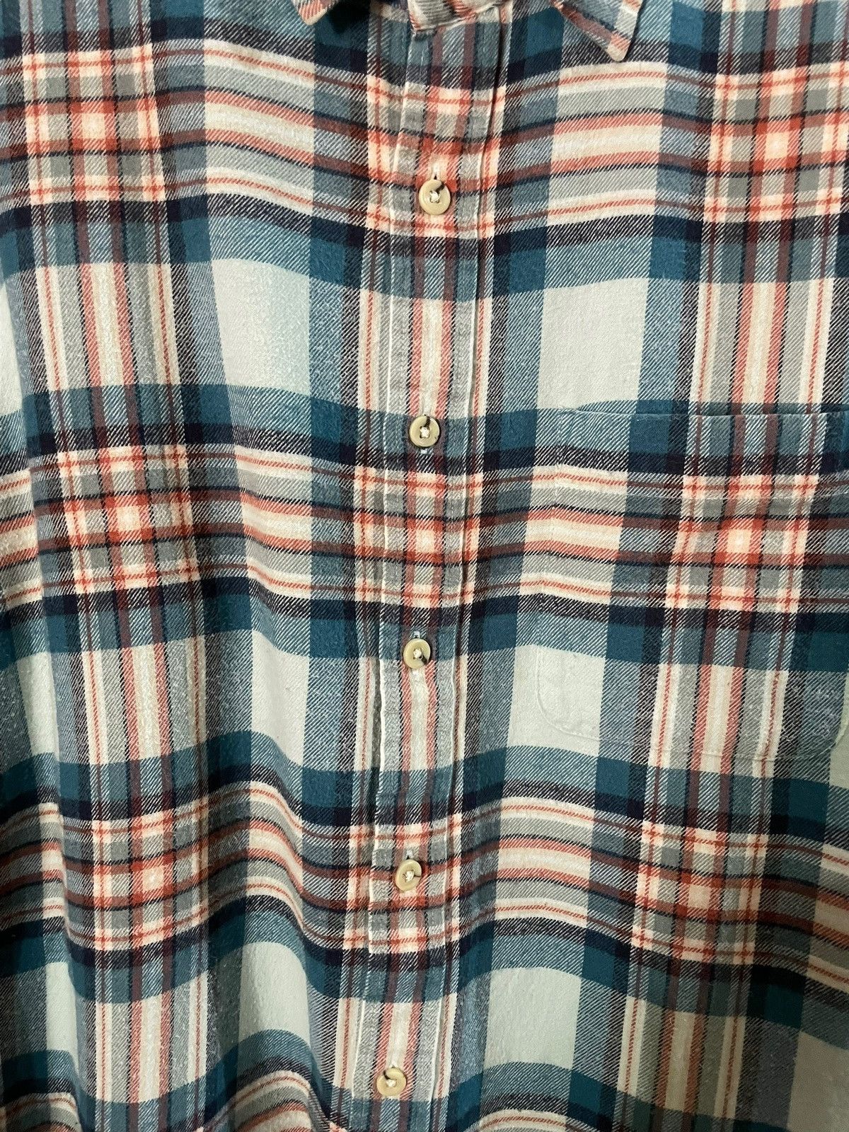 Japanese Brand × Uniqlo Vintage Uniqlo Travis Scott Style Tartan Plaid Flannel Size US M / EU 48-50 / 2 - 7 Thumbnail