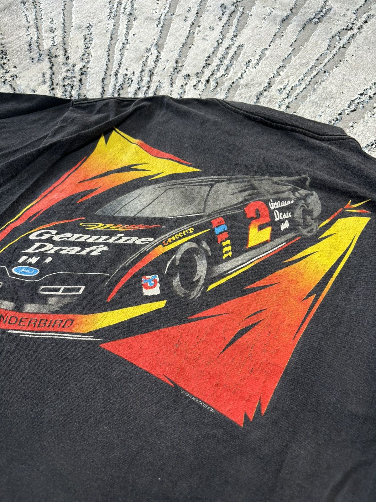 Other Holoubek 1992 90s racing nascar car t shirt graphic tee rare Size US XL / EU 56 / 4 - 3 Thumbnail