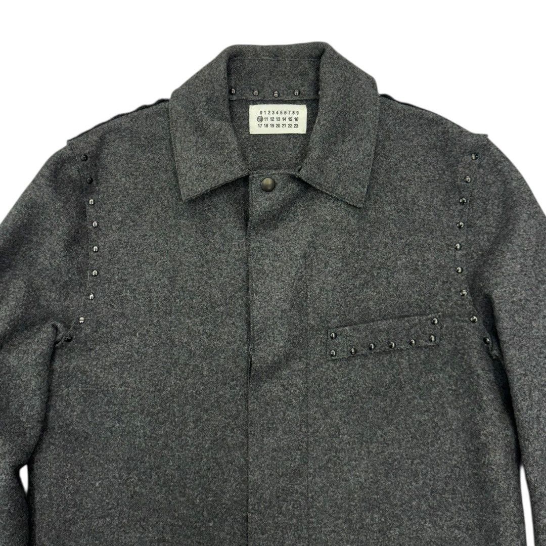 Maison Margiela Martin Margiela AW07 No.10 Studded Wool Coat Size US S / EU 44-46 / 1 - 3 Thumbnail