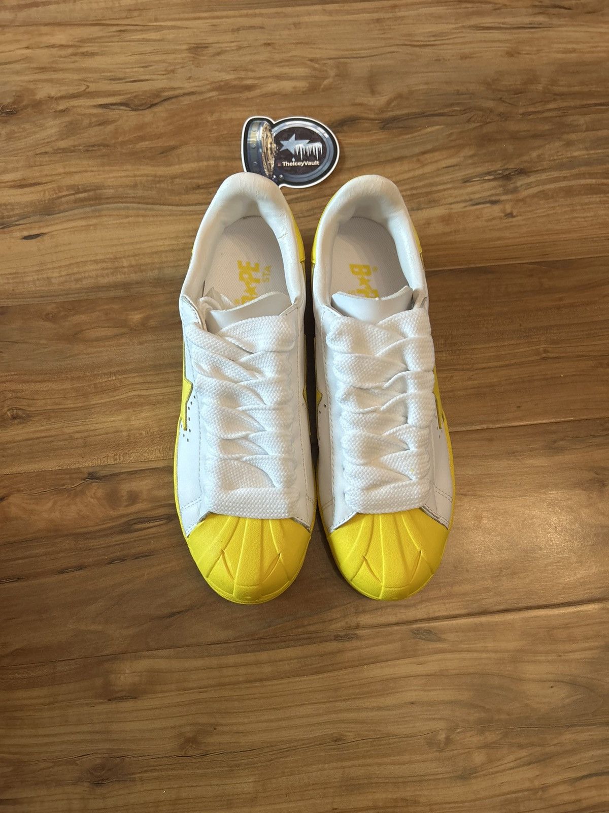 Bape DS Bape OG White and Yellow Skullstas Size US 8.5 / EU 41-42 - 9 Thumbnail