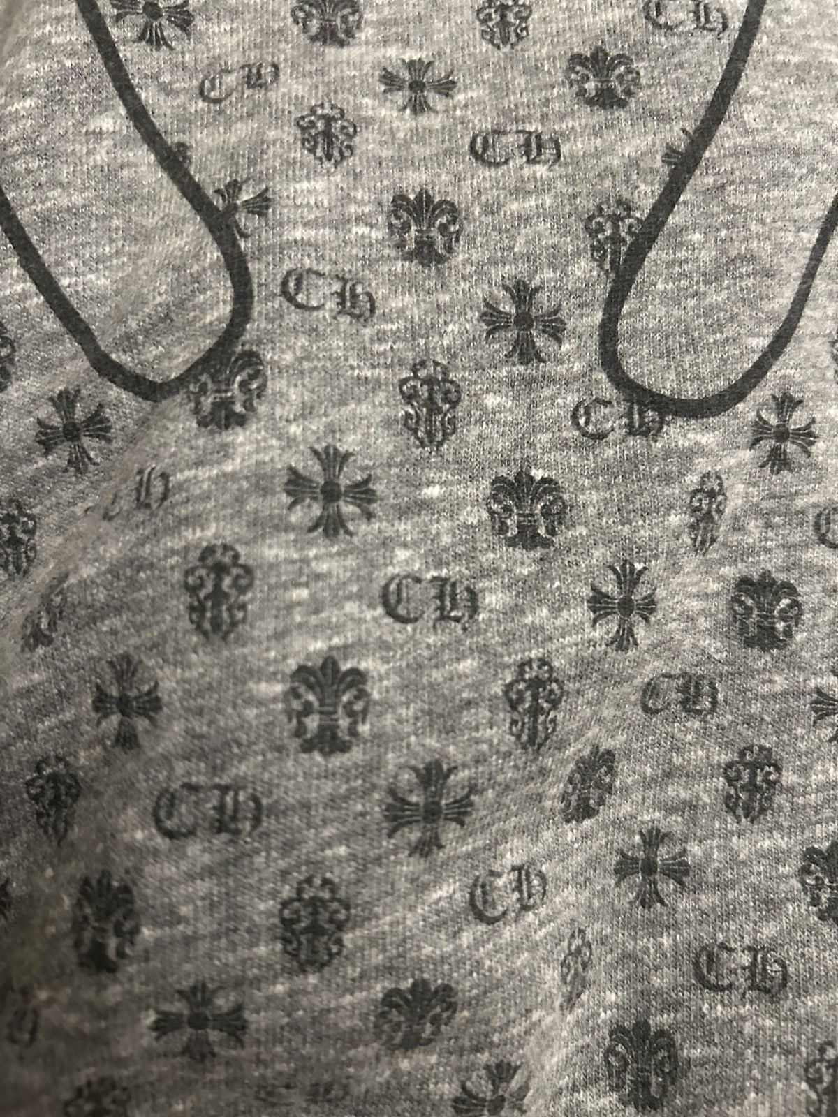 Chrome Hearts Vintage 2000s Chrome Hoodie Monogram Cross Fleur scroll Size US S / EU 44-46 / 1 - 4 Thumbnail