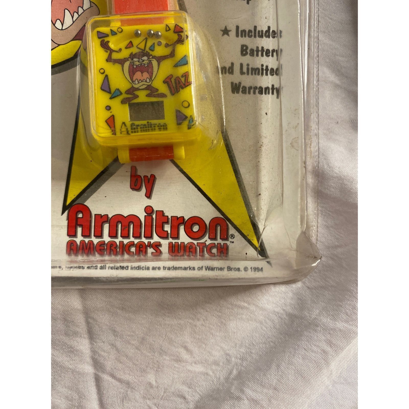 Other Vintage 90s Looney Tunes Taz Armitron Action Watch Yellow Size ONE SIZE - 4 Thumbnail