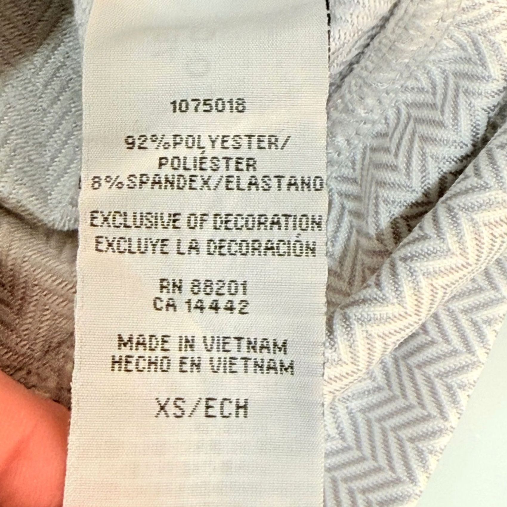Vintage Mondetta Women XS Full Zip Hooded Performance Jacket Grey Herringbone Thumbholes Jacket Size XS / US 0-2 / IT 36-38 - 6 Thumbnail