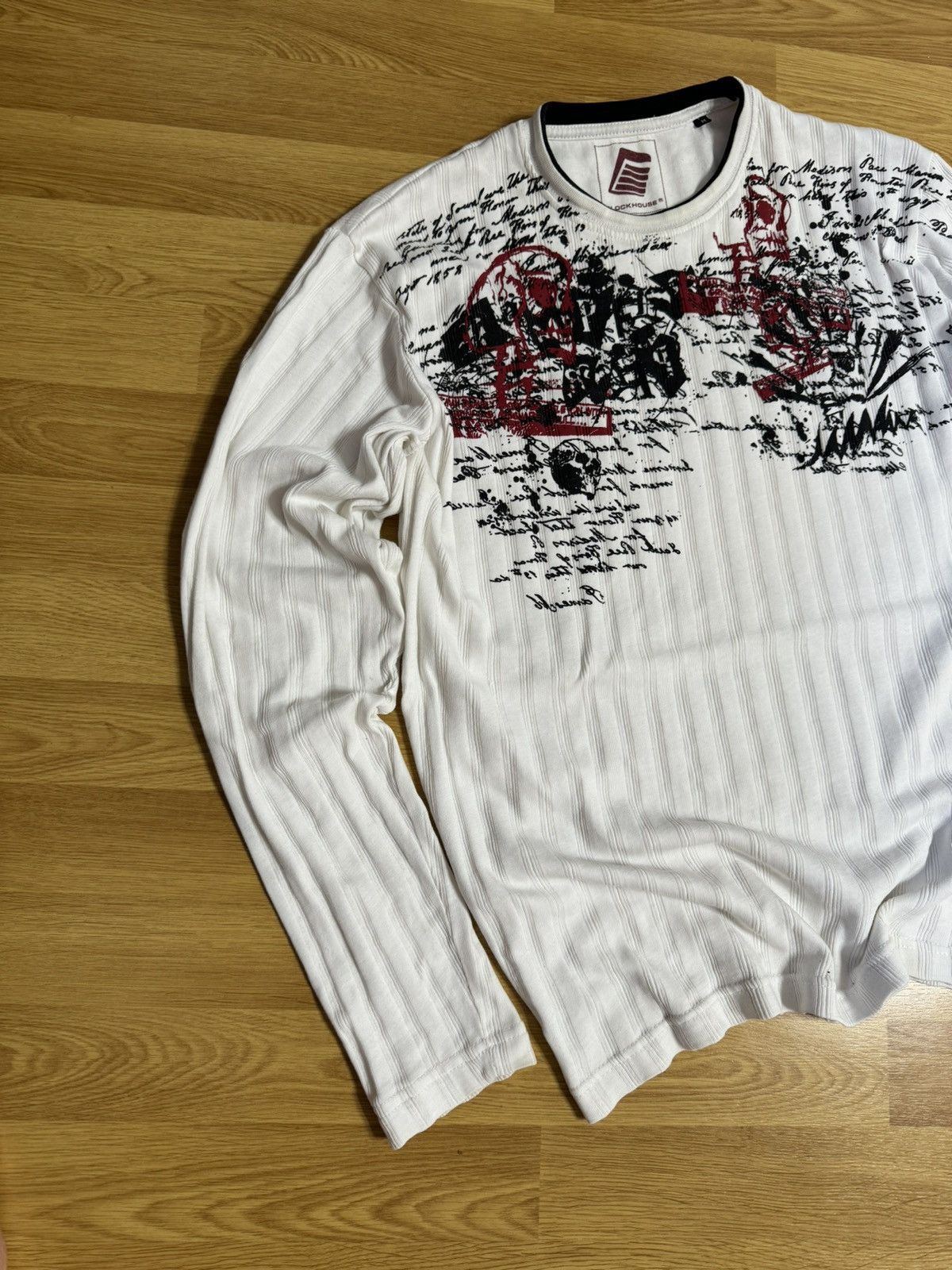 Japanese Brand × Vintage ClockHouse longsleeve avant-garde Mockneck Anglomania Size US M / EU 48-50 / 2 - 2 Thumbnail