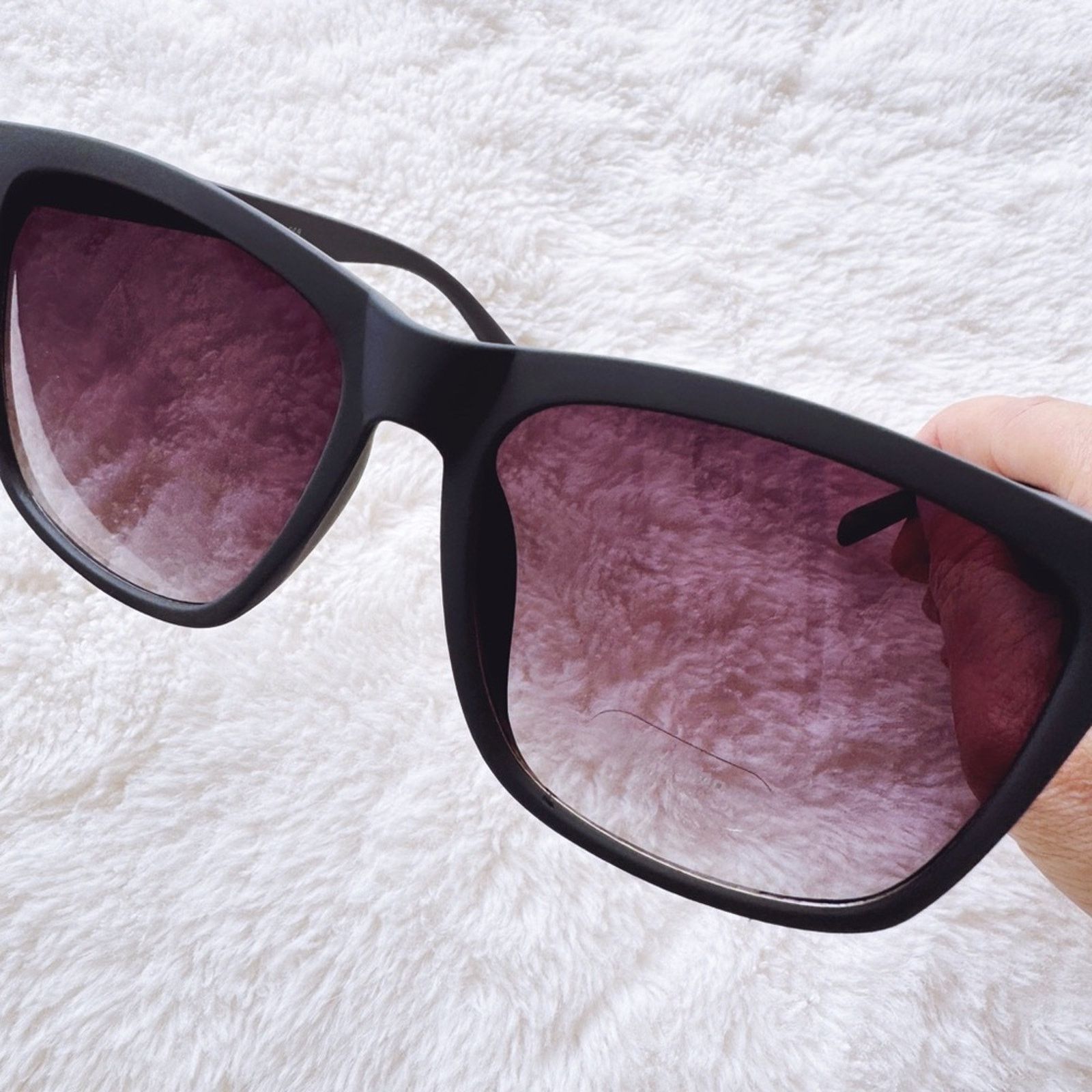 Other Ora Charcoal Angular Frame Sunglasses Size ONE SIZE - 4 Thumbnail